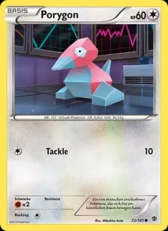 Porygon card in German