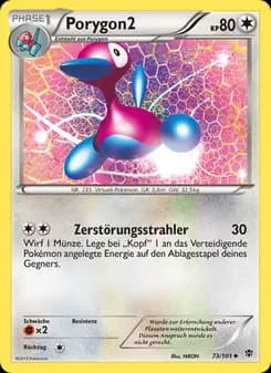 Porygon2 card in German