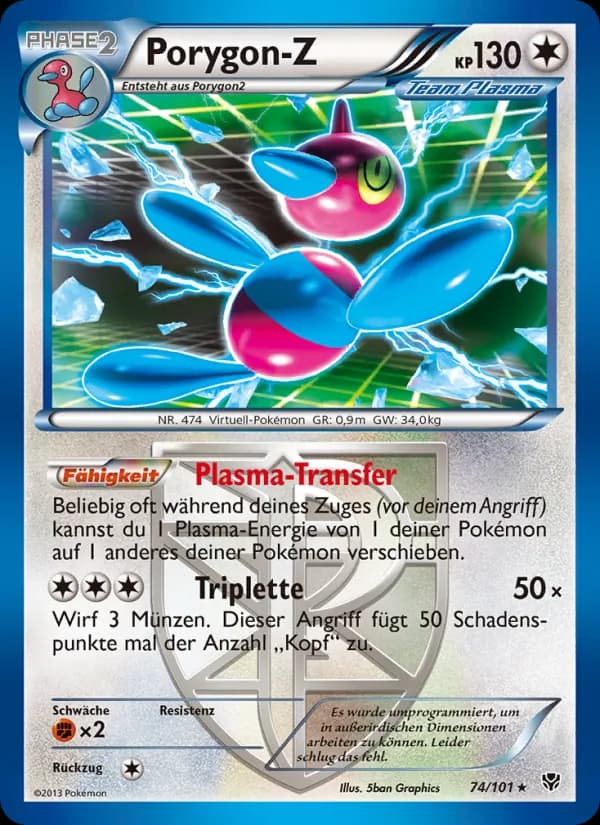 Porygon-Z card in German