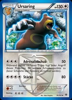 Ursaring card in German