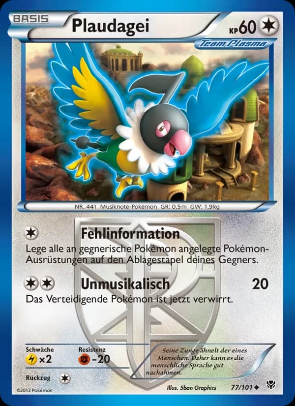 Plaudagei card in German