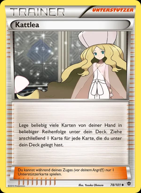 Kattlea card in German