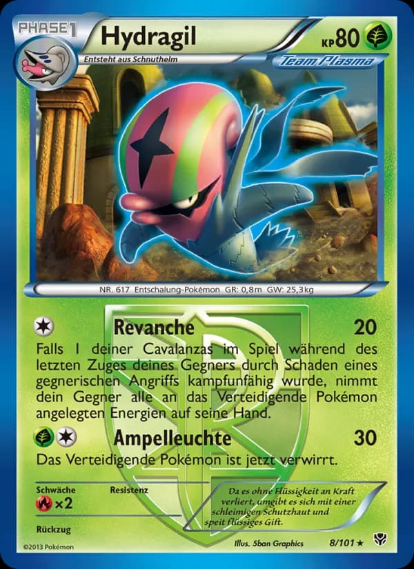Hydragil card in German