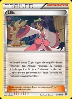 Lilia card in German