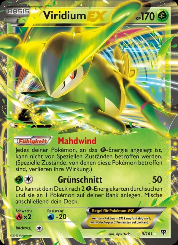 Viridium-EX card in German