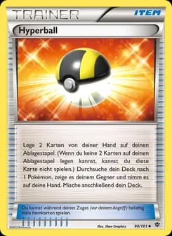 Hyperball card in German