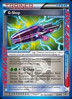 G-Skop card in German