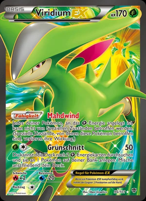 Viridium-EX card in German