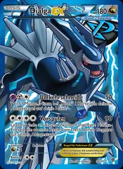 Dialga-EX card in German