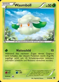 Waumboll card in German