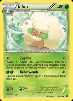 Elfun card in German
