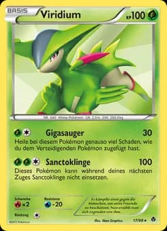Viridium card in German