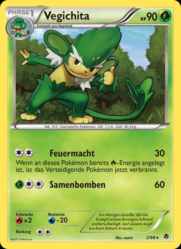 Vegichita card in German