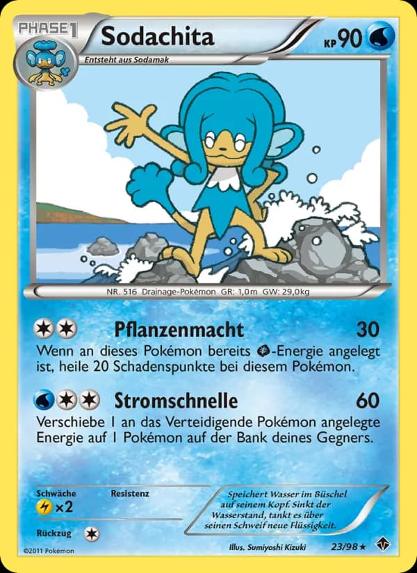 Sodachita card in German