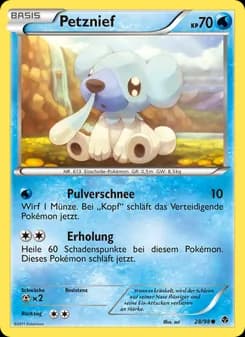 Petznief card in German
