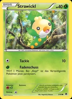 Strawickl card in German