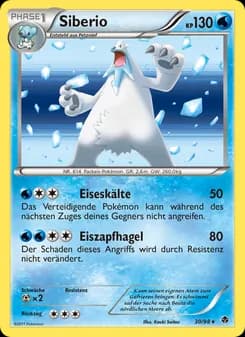 Siberio card in German