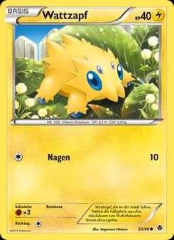 Wattzapf card in German