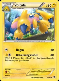 Voltula card in German