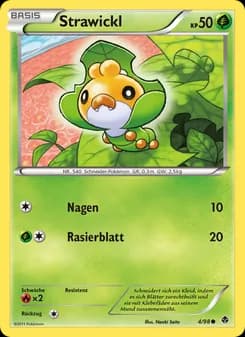 Strawickl card in German