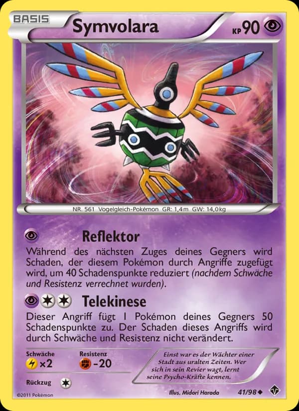 Symvolara card in German