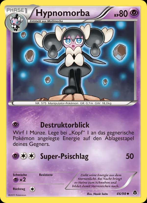 Hypnomorba card in German