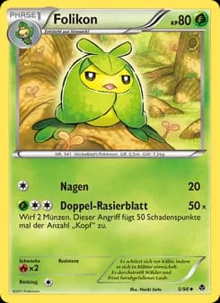 Folikon card in German
