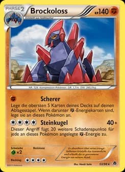 Brockoloss card in German
