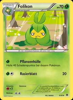 Folikon card in German