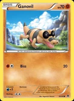 Ganovil card in German