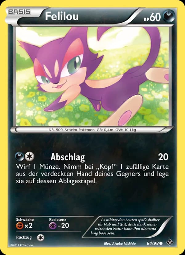 Felilou card in German