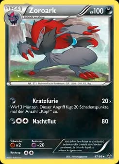 Zoroark card in German