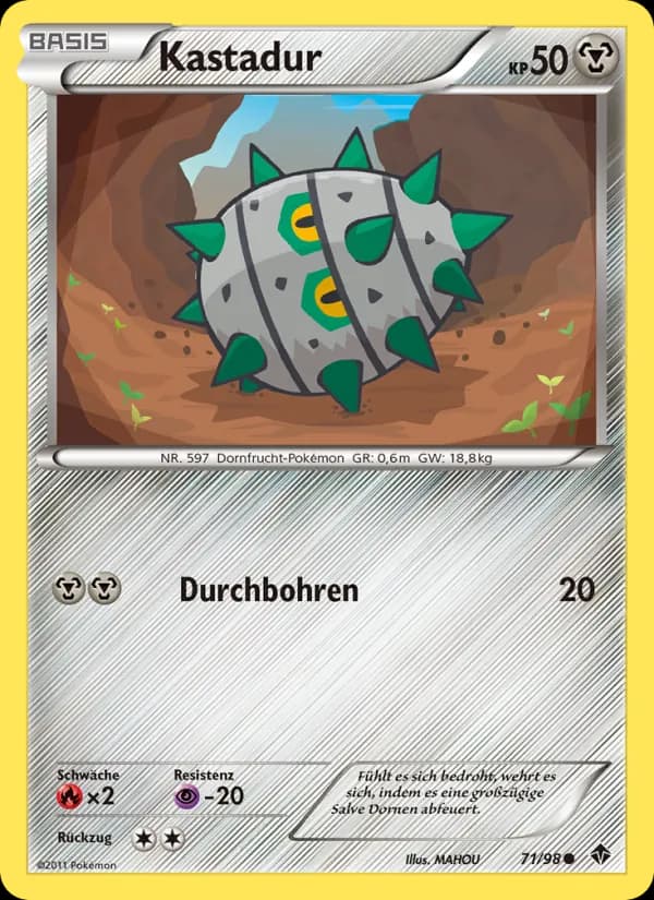 Kastadur card in German