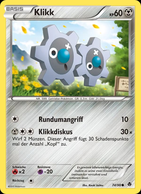 Klikk card in German