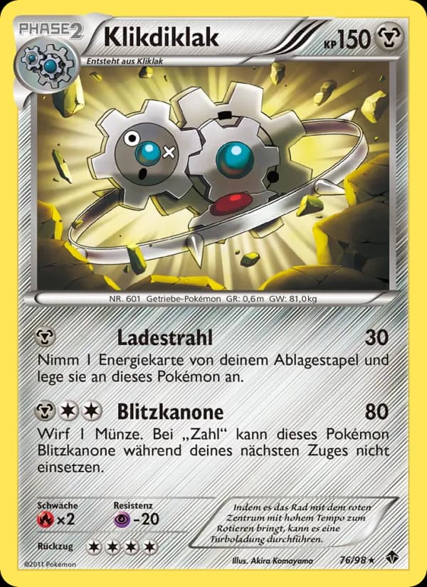Klikdiklak card in German