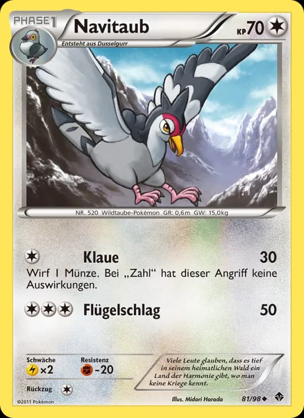 Navitaub card in German