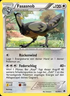 Fasasnob card in German
