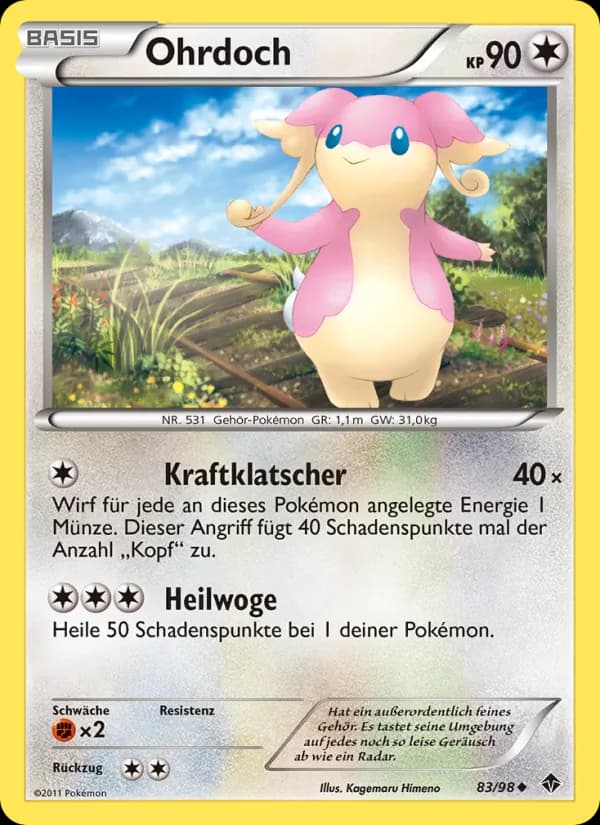 Ohrdoch card in German