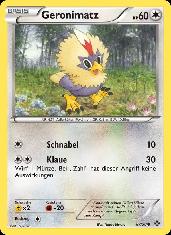 Geronimatz card in German
