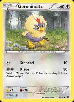 Geronimatz card in German