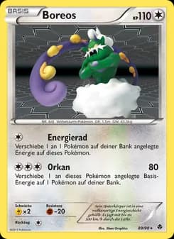 Boreos card in German