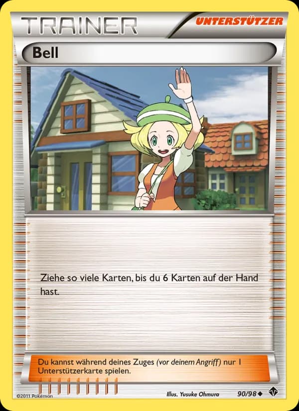 Bell card in German