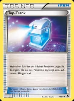 Top-Trank card in German