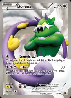 Boreos card in German