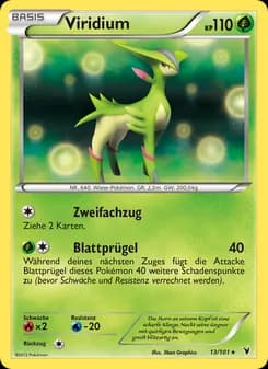 Viridium card in German