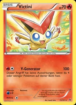 Victini card in German