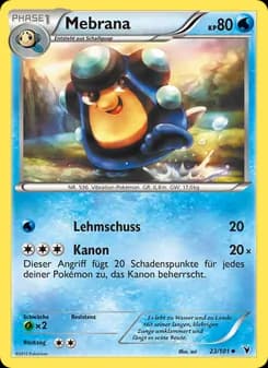 Mebrana card in German