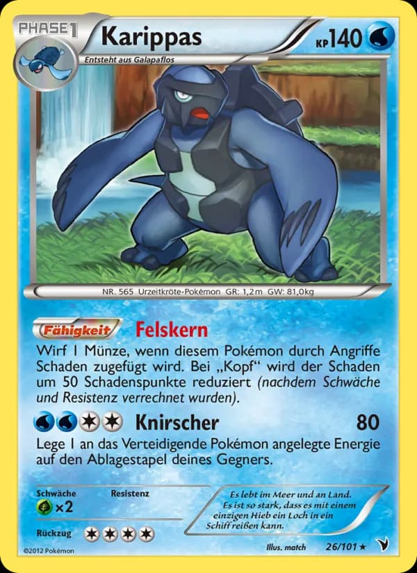 Karippas card in German