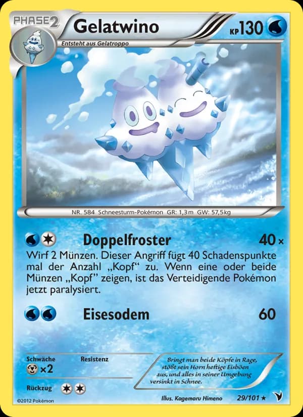 Gelatwino card in German