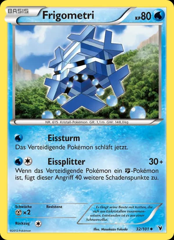 Frigometri card in German